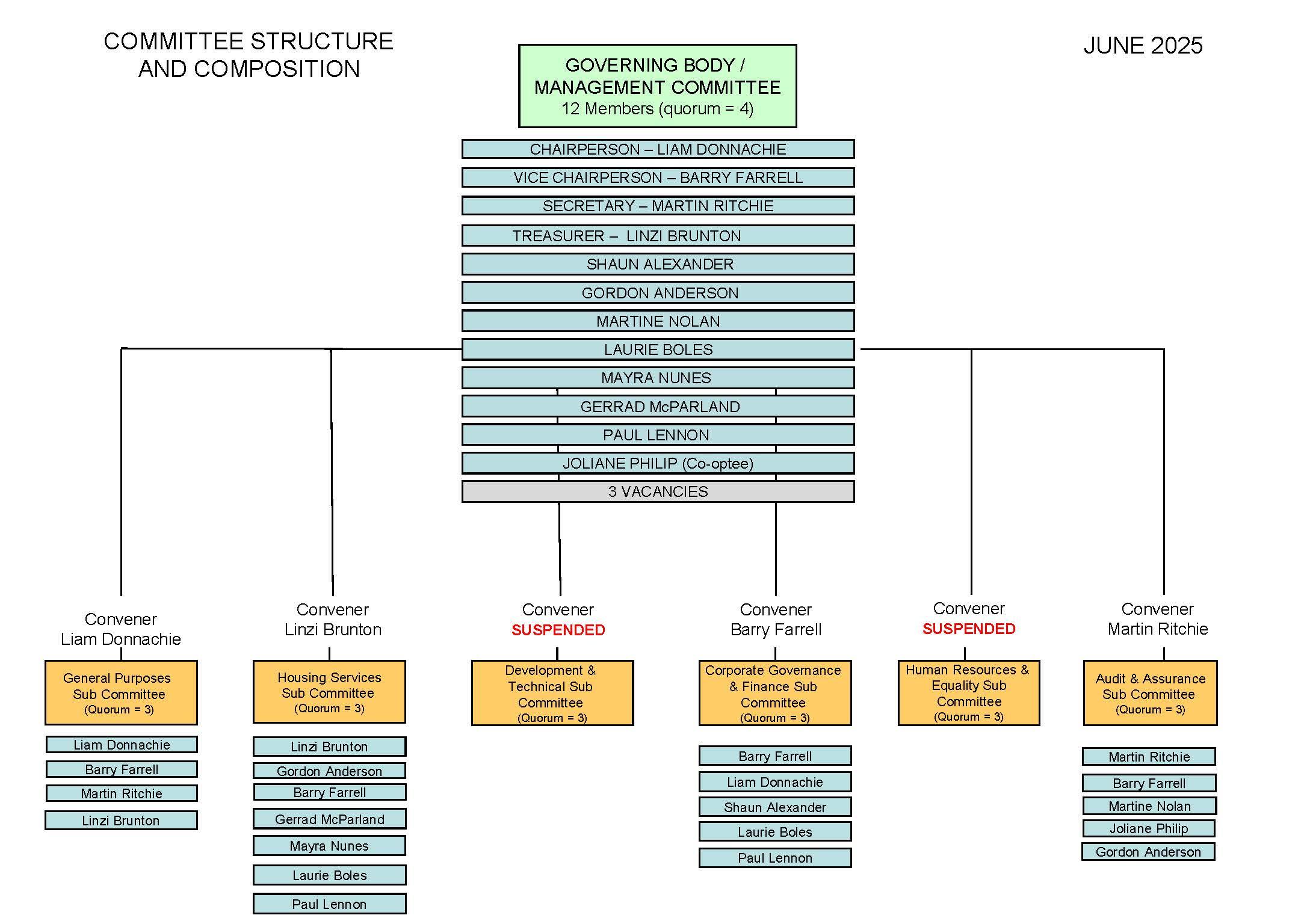 Committee Structure   Jun 2025  3 